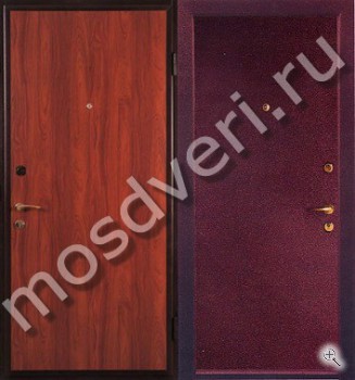 Недорогая входная дверь с ламинатом и порошковым окрасом - купить от производителя Мосдвери Недорогая входная дверь с ламинатом и порошковым окрасом